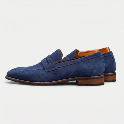 Lars | Suède loafers met antislipzool