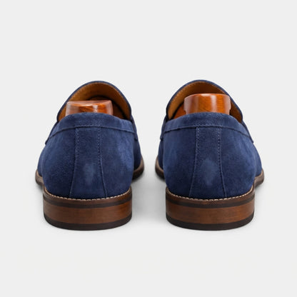 Lars | Suède loafers met antislipzool