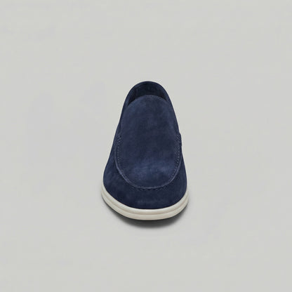 Koen | Suède loafers met rubberen zool