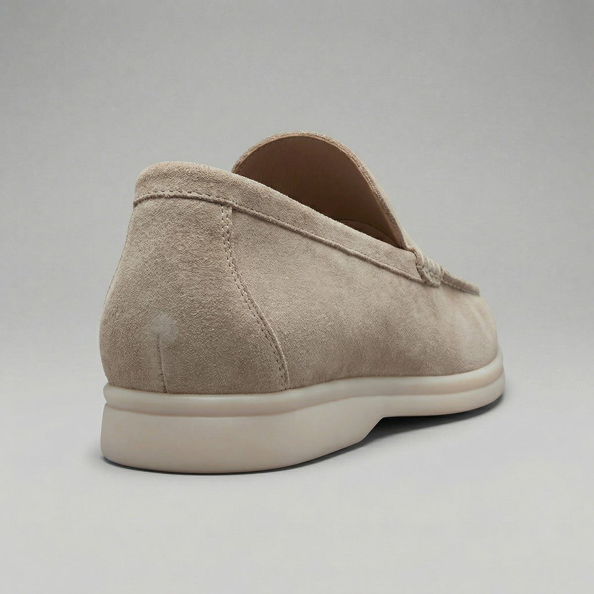 Koen | Suède loafers met rubberen zool