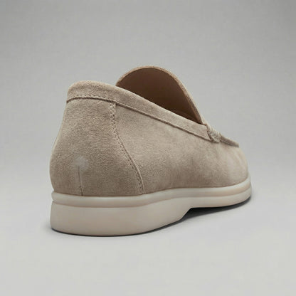 Koen | Suède loafers met rubberen zool