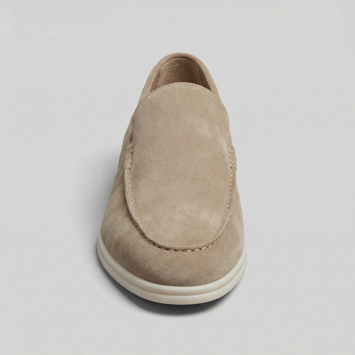 Koen | Suède loafers met rubberen zool