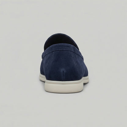 Koen | Suède loafers met rubberen zool