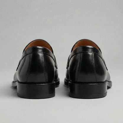 Rik | Leren loafers met elastische inzet