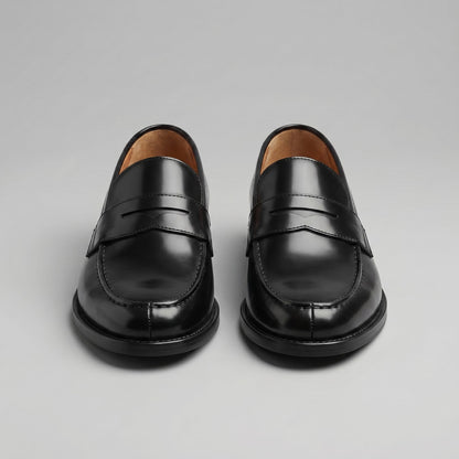 Rik | Leren loafers met elastische inzet