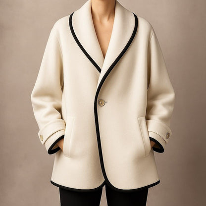 Pauline | Oversized blazer met brede revers