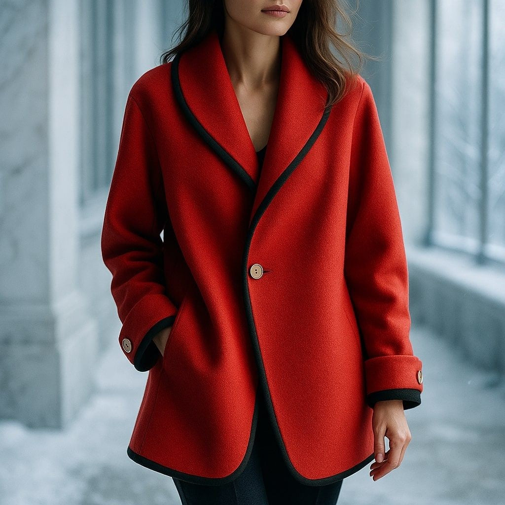 Pauline | Oversized blazer met brede revers