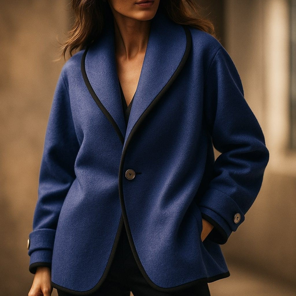 Pauline | Oversized blazer met brede revers