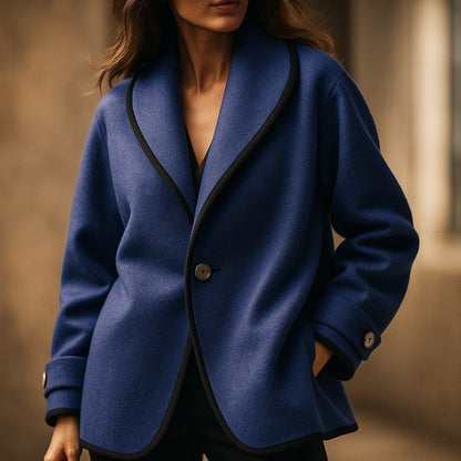 Pauline | Oversized blazer met brede revers