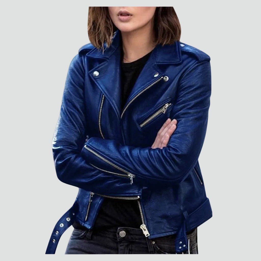Elise | Bikerjack met asymmetrische rits