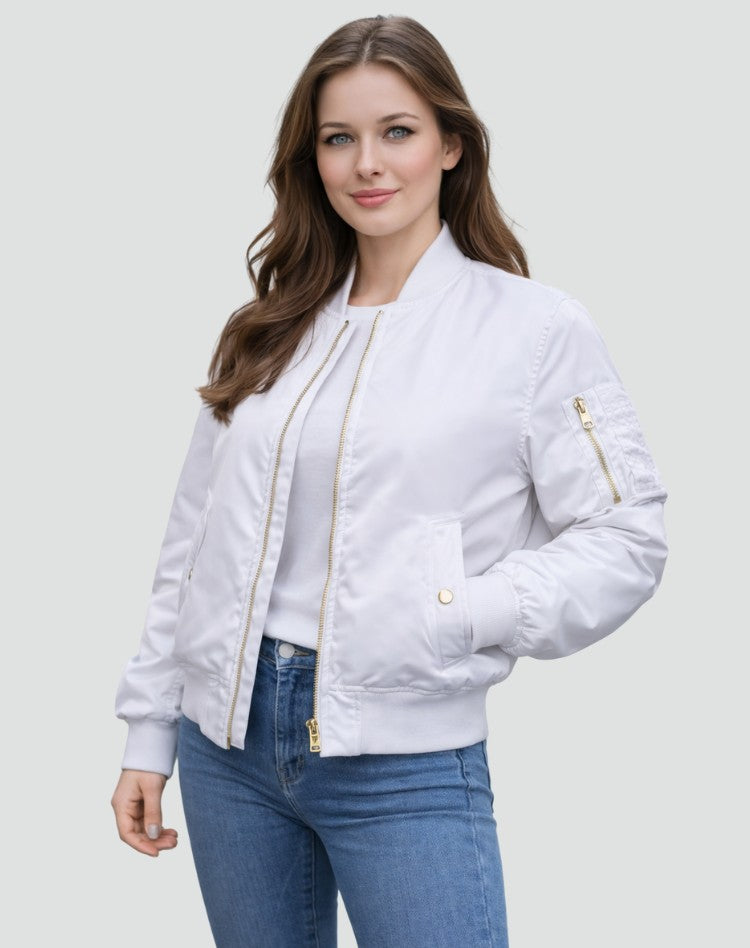 Esther | Losse bomberjack met zakken