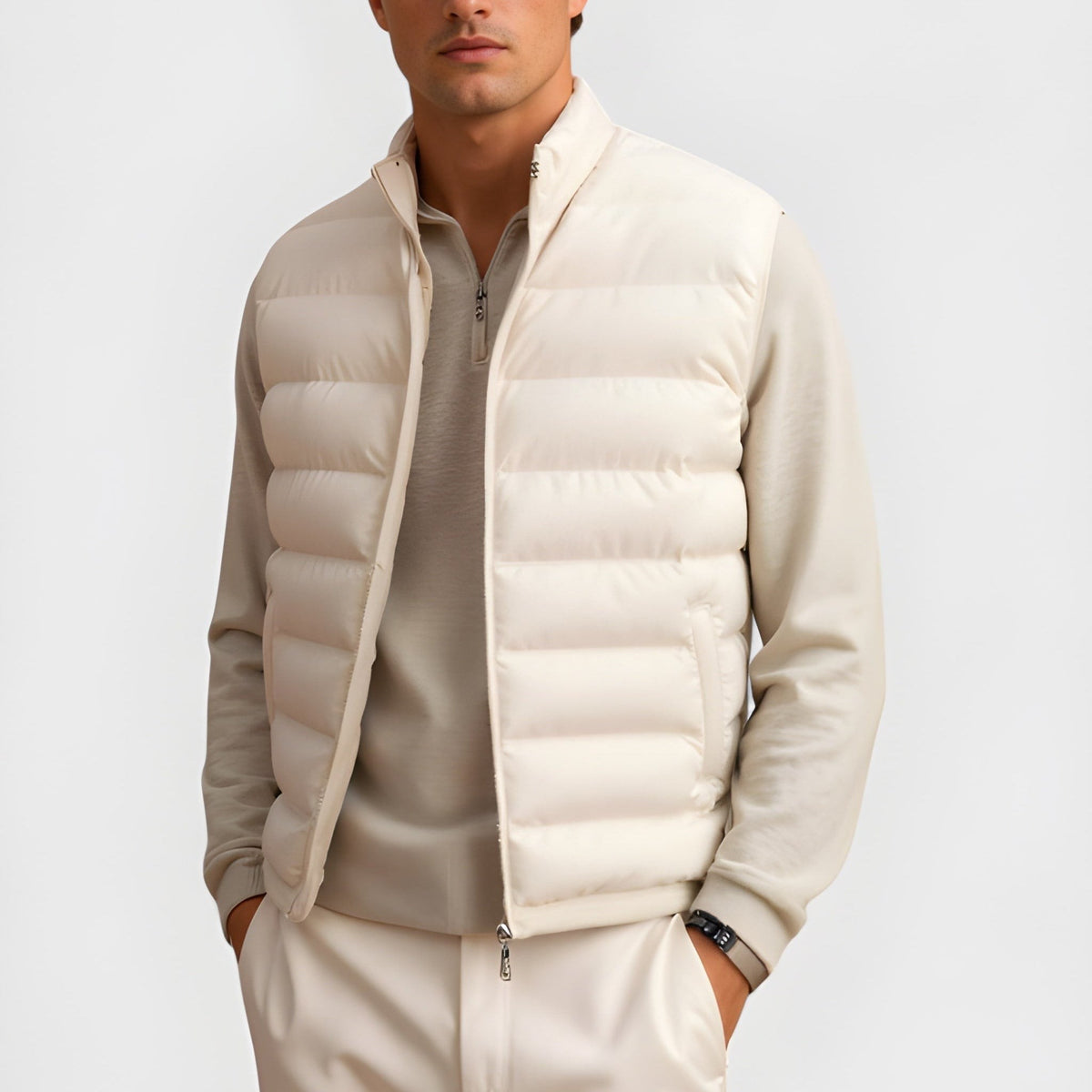 Floris | Gewatteerde bodywarmer met eendendons