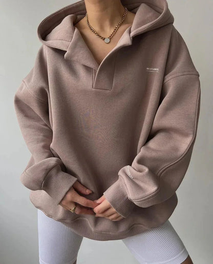 Eefje | Oversized sweater met V-hals
