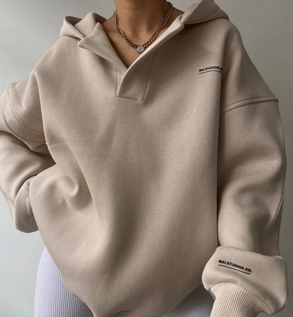 Eefje | Oversized sweater met V-hals